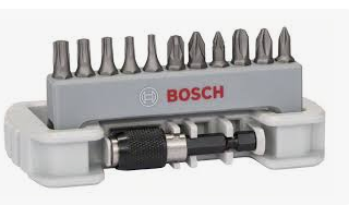 Bosch Accessories 2608522129 Bit set 12-piece Phillips, Pozidriv, Star