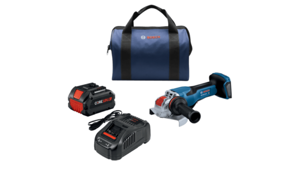 PROFACTOR™ 18V X-LOCK 5 – 6 In. Angle Grinder with Paddle Switch and (1) CORE18V® 8 Ah High Power Battery