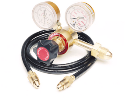 Deluxe Adjustable Gas Regulator and Hose Kit