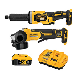 20V MAX Paddle Switch Small Angle Grinder and 1-1/2 inch Die Grinder Combo Kit