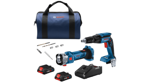 18V 2-Tool Combo Kit with Brushless Screwgun, Brushless Cut-Out Tool and (2) CORE18V® 4 Ah Advanced Power Batteries
